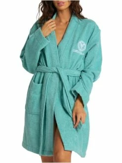 Carlo Colucci Bademantel Vita In Mint Günstig Kaufen -Carlo Colucci Shop carlo colucci bademantel vita in mint 3