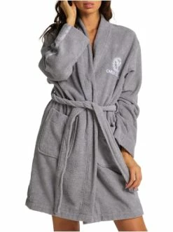 Carlo Colucci Bademantel Vita In Silber Günstig Kaufen -Carlo Colucci Shop carlo colucci bademantel vita in silber 3