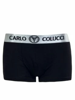 Bekleidung Carlo Colucci Boxershorts - 2er-Pack Retro - Black Günstig Kaufen -Carlo Colucci Shop carlo colucci boxershorts 2er pack retro black 2