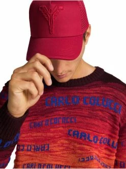 Outdoor & Sport Carlo Colucci Cap Colussi In Rot Günstig Kaufen -Carlo Colucci Shop carlo colucci cap colussi in rot 2