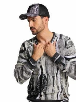 Outdoor & Sport Carlo Colucci Cap Cutrupi In Schwarz / Grau Günstig Kaufen