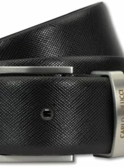 Accessoires Carlo Colucci Gürtel Cavos In Schwarz Günstig Kaufen