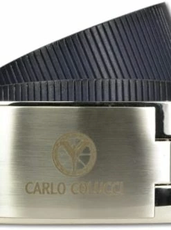 Accessoires Carlo Colucci Gürtel Cavosi In Marine Günstig Kaufen
