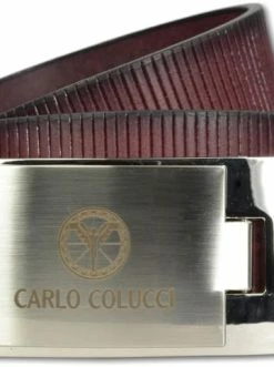Accessoires Carlo Colucci Gürtel Cavosi In Rot Günstig Kaufen