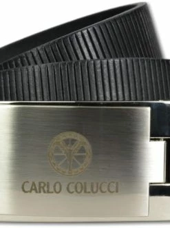 Accessoires Carlo Colucci Gürtel Cazzolli In Schwarz Günstig Kaufen