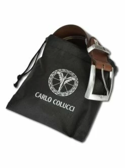 Accessoires Carlo Colucci Gürtel Ceccoli In Dunkelbraun Günstig Kaufen -Carlo Colucci Shop carlo colucci gurtel ceccoli in dunkelbraun 2