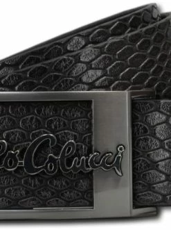 Accessoires Carlo Colucci Gürtel Celi In Schwarz Günstig Kaufen