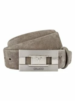 Accessoires Carlo Colucci Gürtel Chiste In Taupe Günstig Kaufen