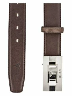 Accessoires Carlo Colucci Gürtel Chiuri In Dunkelbraun Günstig Kaufen -Carlo Colucci Shop carlo colucci gurtel chiuri in dunkelbraun 2