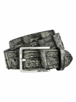 Accessoires Carlo Colucci Gürtel Ciambrone In Hellgrau Günstig Kaufen