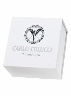 Accessoires Carlo Colucci Gürtel Cogno In Navy Günstig Kaufen