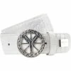 Accessoires Carlo Colucci Gürtel Cogno In Weiß Günstig Kaufen -Carlo Colucci Shop carlo colucci gurtel cogno in weiss