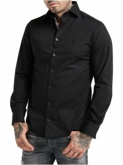 Bekleidung Carlo Colucci Hemd Causa In Schwarz Günstig Kaufen -Carlo Colucci Shop carlo colucci hemd causa in schwarz 5