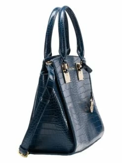 Accessoires Carlo Colucci Henkeltasche Cesati In Blau Günstig Kaufen