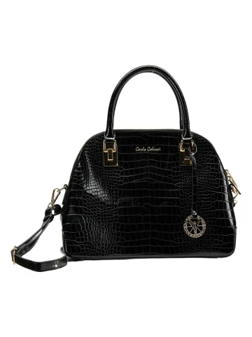 Accessoires Carlo Colucci Henkeltasche Cestari In Schwarz Günstig Kaufen 4 Accessoires Carlo Colucci Henkeltasche Cestari In Schwarz Günstig Kaufen – Bild 2