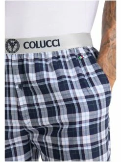 Bekleidung Carlo Colucci Homewear-Set Cavaliere In Blau / Weiß Günstig Kaufen