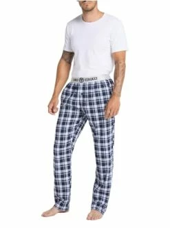Bekleidung Carlo Colucci Homewear-Set Cavaliere In Blau / Weiß Günstig Kaufen -Carlo Colucci Shop carlo colucci homewear set cavaliere in blau weiss 3