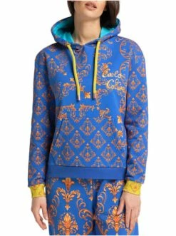 Bekleidung Carlo Colucci Hoodie Citarda In Blau Günstig Kaufen -Carlo Colucci Shop carlo colucci hoodie citarda in blau 3