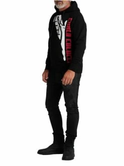 Bekleidung Carlo Colucci Hoodie Corti In Schwarz Günstig Kaufen -Carlo Colucci Shop carlo colucci hoodie corti in schwarz 2