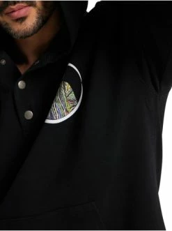 Bekleidung Carlo Colucci Hoodie Crosara In Schwarz Günstig Kaufen -Carlo Colucci Shop carlo colucci hoodie crosara in schwarz 1