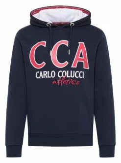 Bekleidung Carlo Colucci Hoodie D'Amante In Navy Günstig Kaufen