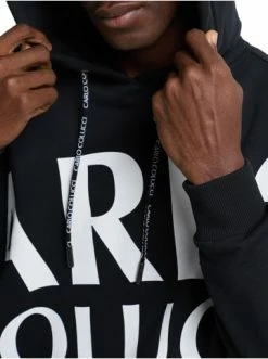 Bekleidung Carlo Colucci Hoodie Davoodi In Schwarz Günstig Kaufen -Carlo Colucci Shop carlo colucci hoodie davoodi in schwarz 3