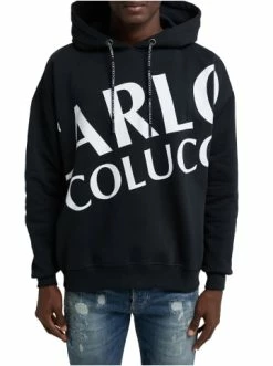 Bekleidung Carlo Colucci Hoodie Davoodi In Schwarz Günstig Kaufen -Carlo Colucci Shop carlo colucci hoodie davoodi in schwarz 5