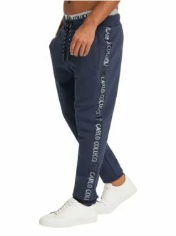 Bekleidung Carlo Colucci Hose Carfora In Navy Günstig Kaufen -Carlo Colucci Shop carlo colucci hose carfora in navy 3