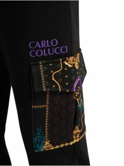 Bekleidung Carlo Colucci Hose Concolino In Schwarz Günstig Kaufen -Carlo Colucci Shop carlo colucci hose concolino in schwarz 2