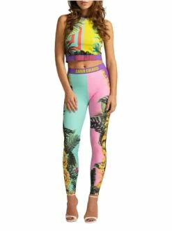 Bekleidung Carlo Colucci Hose Cupani In Grün / Mehrfarbig Günstig Kaufen -Carlo Colucci Shop carlo colucci hose cupani in grun mehrfarbig 2