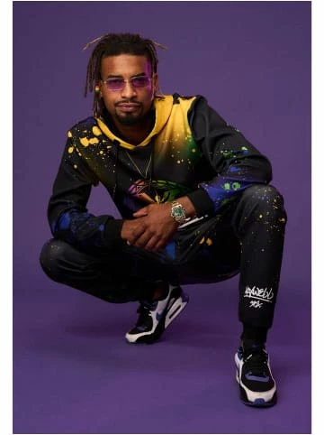 Bekleidung Carlo Colucci Hose Daltrozzo In Schwarz / Lila Günstig Kaufen 4 Bekleidung Carlo Colucci Hose Daltrozzo In Schwarz / Lila Günstig Kaufen – Bild 2