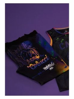 Bekleidung Carlo Colucci Hose Daltrozzo In Schwarz / Lila Günstig Kaufen