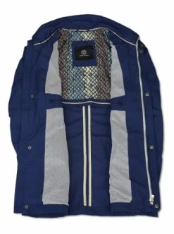 Outdoor & Sport Carlo Colucci Jacke Cavazza In Navy Günstig Kaufen -Carlo Colucci Shop carlo colucci jacke cavazza in navy 2