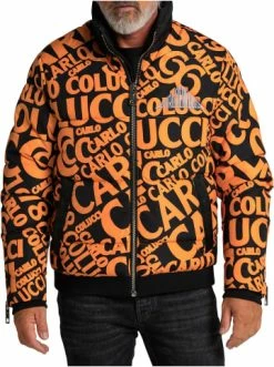 Outdoor & Sport Carlo Colucci Jacke Corso In Orange Günstig Kaufen -Carlo Colucci Shop carlo colucci jacke corso in orange 3