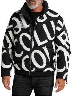 Outdoor & Sport Carlo Colucci Jacke Corte In Schwarz / Weiß Günstig Kaufen -Carlo Colucci Shop carlo colucci jacke corte in schwarz weiss 3