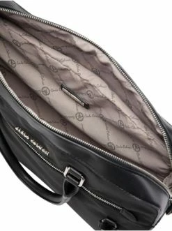 Accessoires Carlo Colucci Laptoptasche Costalbano In Schwarz Günstig Kaufen