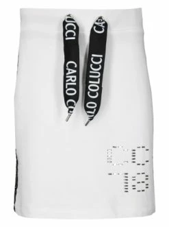 Bekleidung Carlo Colucci Minirock Caneva In Weiß Günstig Kaufen -Carlo Colucci Shop carlo colucci minirock caneva in weiss 1