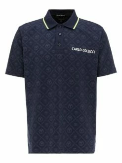 Bekleidung Carlo Colucci Poloshirt Colleoni In Navy Günstig Kaufen -Carlo Colucci Shop carlo colucci poloshirt colleoni in navy 1