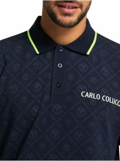 Bekleidung Carlo Colucci Poloshirt Colleoni In Navy Günstig Kaufen -Carlo Colucci Shop carlo colucci poloshirt colleoni in navy 2