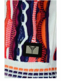 Bekleidung Carlo Colucci Pullover Casassa In Rot / Weiß Günstig Kaufen