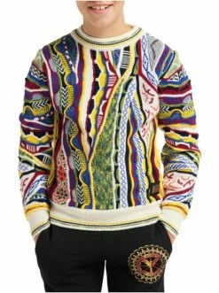 Bekleidung Carlo Colucci Pullover Casciaro In Weiß Günstig Kaufen -Carlo Colucci Shop carlo colucci pullover casciaro in weiss 2