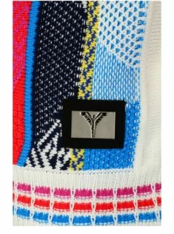 Bekleidung Carlo Colucci Pullover Casna In Rot / Weiß Günstig Kaufen