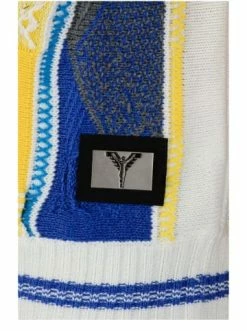 Bekleidung Carlo Colucci Pullover Cason In Weiß / Mehrfarbig Günstig Kaufen