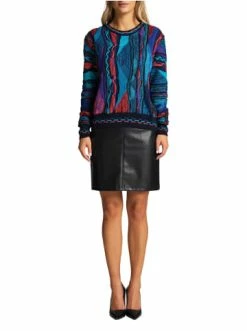 Bekleidung Carlo Colucci Pullover Constantina In Navy Günstig Kaufen -Carlo Colucci Shop carlo colucci pullover constantina in navy 3