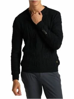 Bekleidung Carlo Colucci Pullover Constantini In Schwarz Günstig Kaufen -Carlo Colucci Shop carlo colucci pullover constantini in schwarz 1