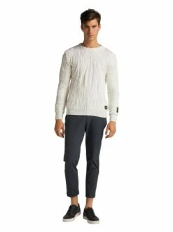 Bekleidung Carlo Colucci Pullover Constantini In Weiß Günstig Kaufen -Carlo Colucci Shop carlo colucci pullover constantini in weiss 3