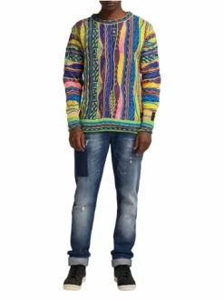 Bekleidung Carlo Colucci Pullover Cucco In Grün Günstig Kaufen -Carlo Colucci Shop carlo colucci pullover cucco in grun 2