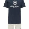Bekleidung Carlo Colucci Pyjama Cognolato In Navy Günstig Kaufen 2 Bekleidung Carlo Colucci Pyjama Cognolato In Navy Günstig Kaufen -Carlo Colucci Shop carlo colucci pyjama cognolato in navy