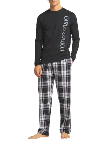 Bekleidung Carlo Colucci Pyjama D'Alpaos In Schwarz / Grau Günstig Kaufen 5 Bekleidung Carlo Colucci Pyjama D'Alpaos In Schwarz / Grau Günstig Kaufen – Bild 3