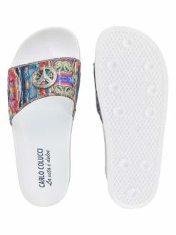 Schuhe Carlo Colucci Sandalen Dal Santo In Weiß Günstig Kaufen